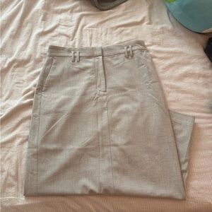 LOFT Women's Light Gray Pencil Skirt